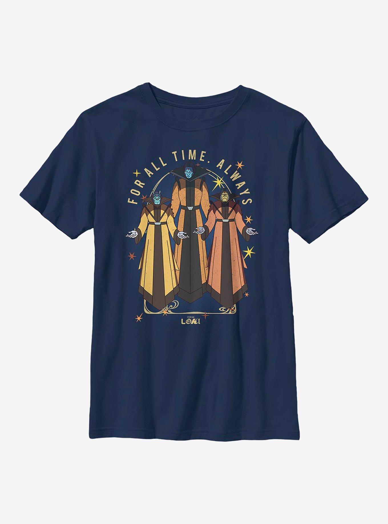 Marvel Loki Time-Keepers For All Time Always Youth T-Shirt, , hi-res