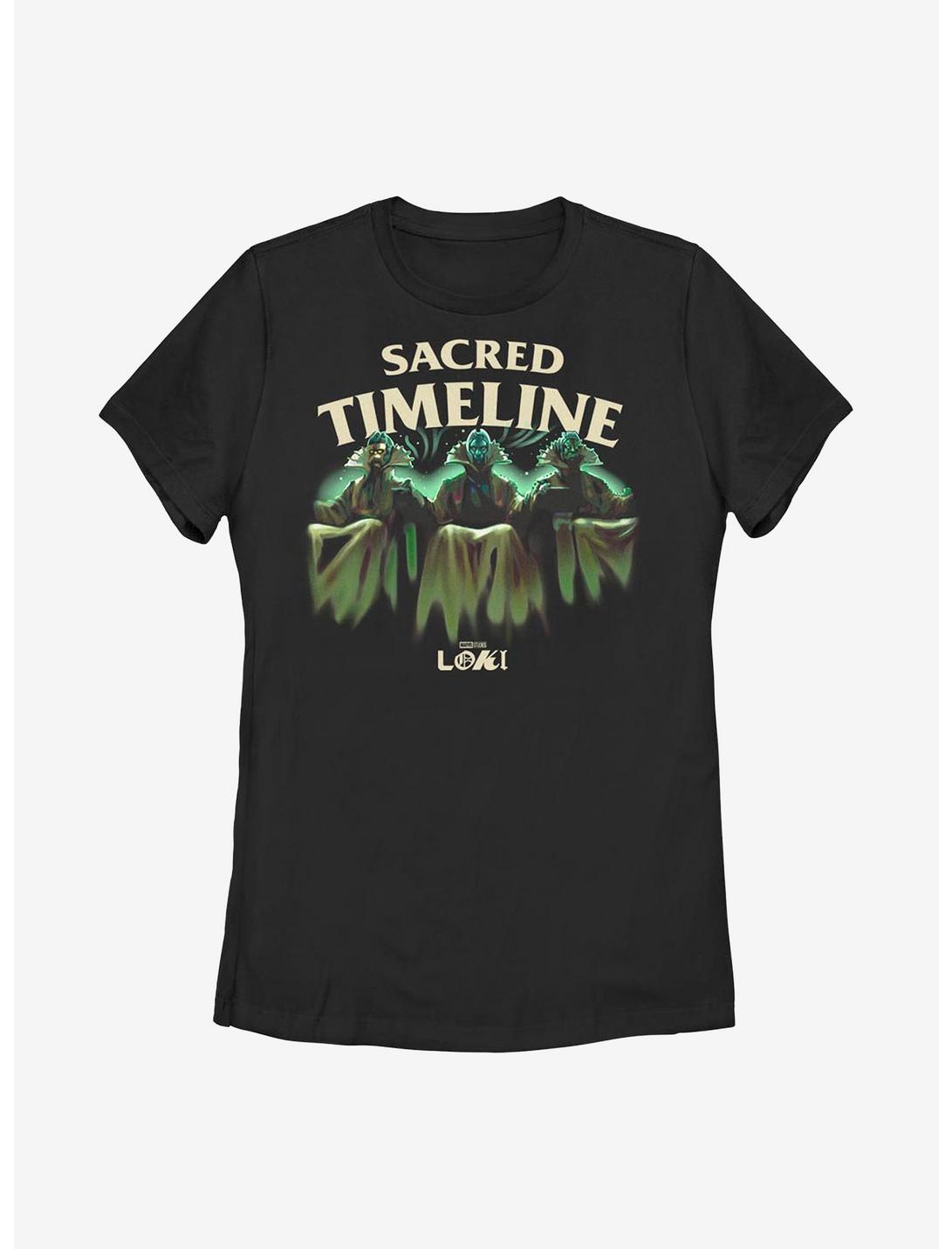 Marvel Loki Time-Keepers Sacred Timeline Womens T-Shirt, BLACK, hi-res