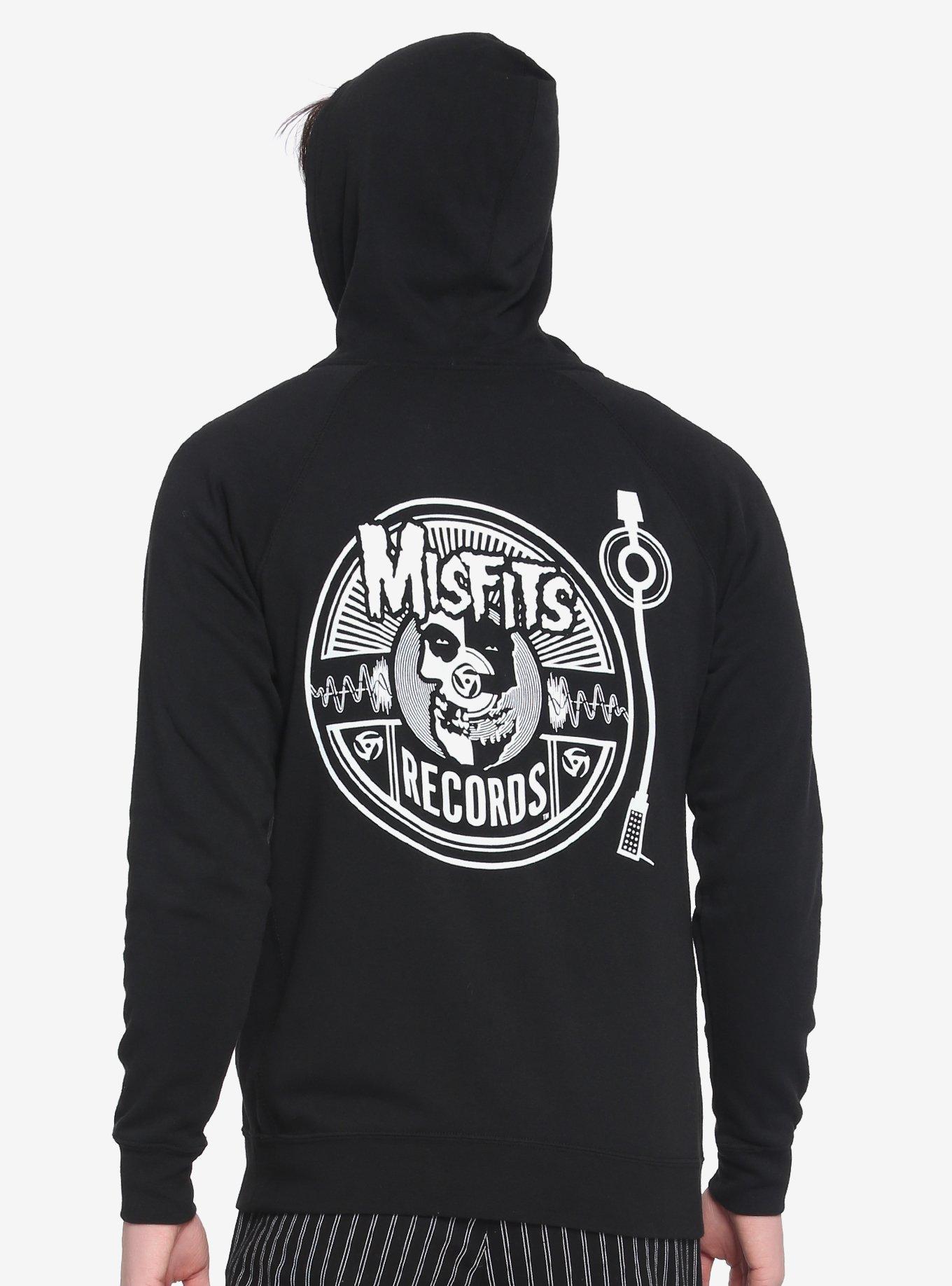 Misfits Records Hoodie, BLACK, hi-res