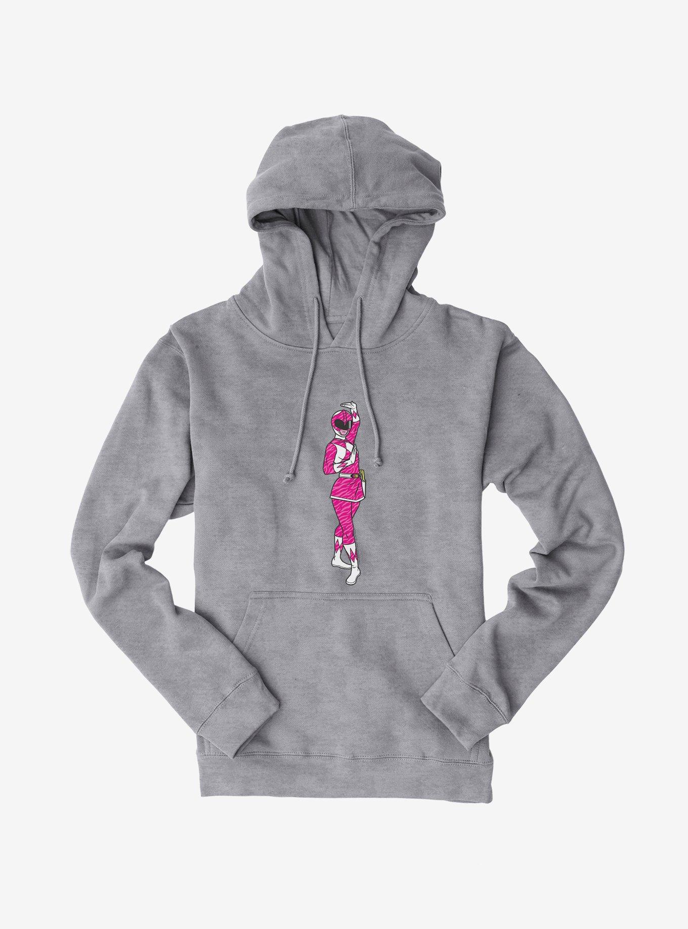 Plus Size Mighty Morphin Power Rangers Pink Ranger Defense Hoodie, , hi-res