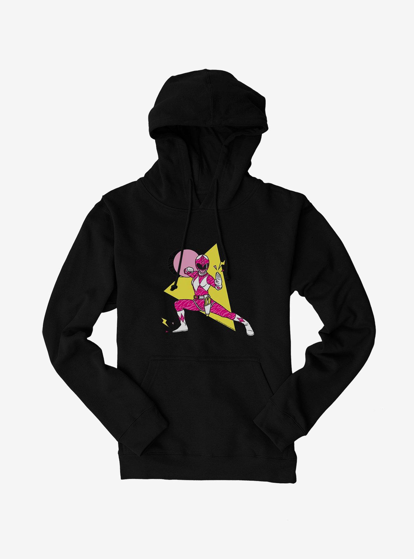 Plus Size Mighty Morphin Power Rangers Pink Ranger Karate Move Hoodie, , hi-res