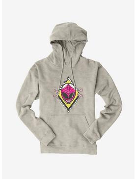 Mighty Morphin Power Rangers Pink Ranger Mask Hoodie, OATMEAL HEATHER, hi-res