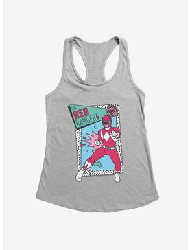 Mighty Morphin Power Rangers The Red Ranger Girls Tank, HEATHER GREY, hi-res
