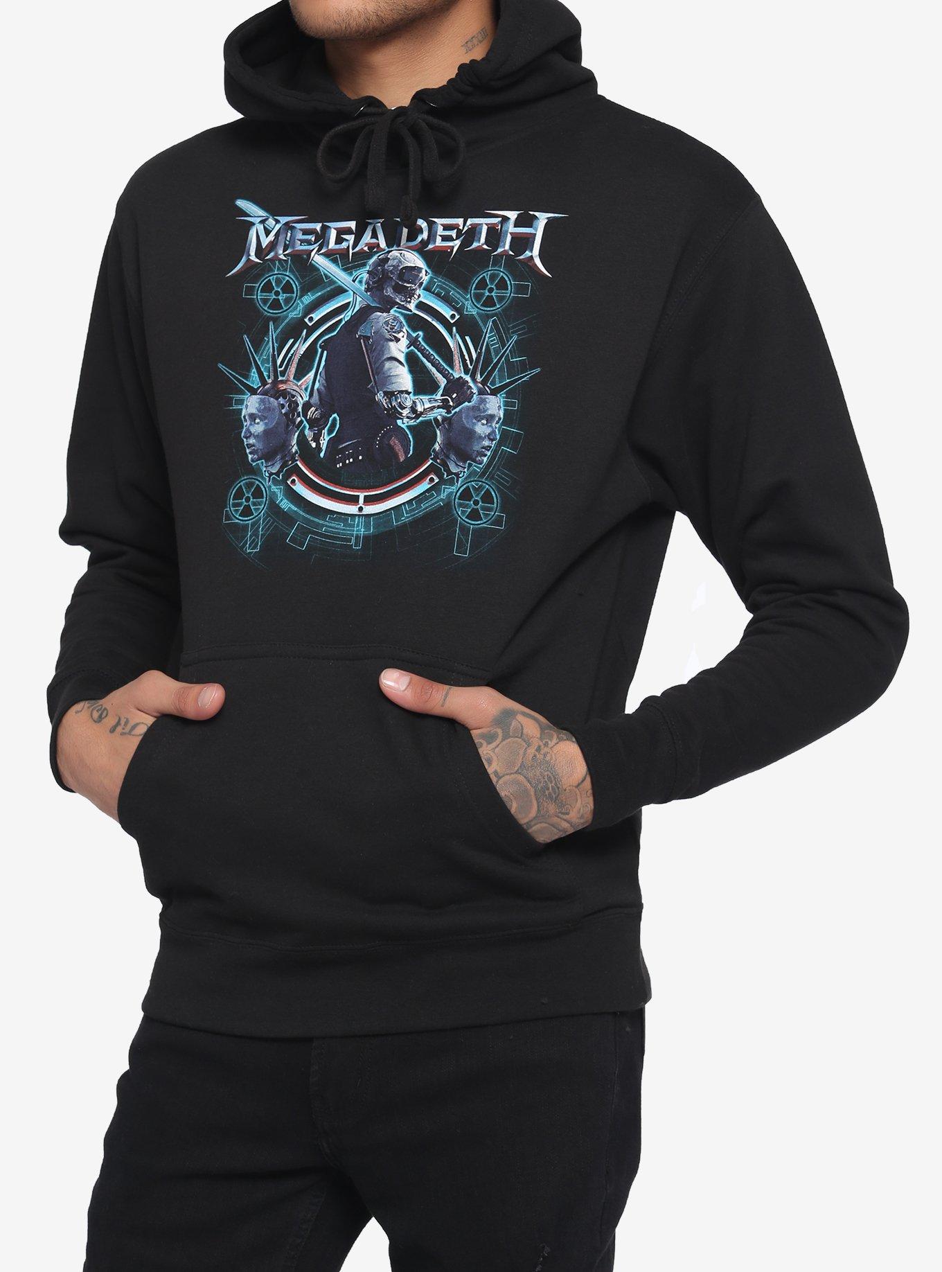 Megadeth Dystopia Vic Rattlehead Hoodie, BLACK, hi-res