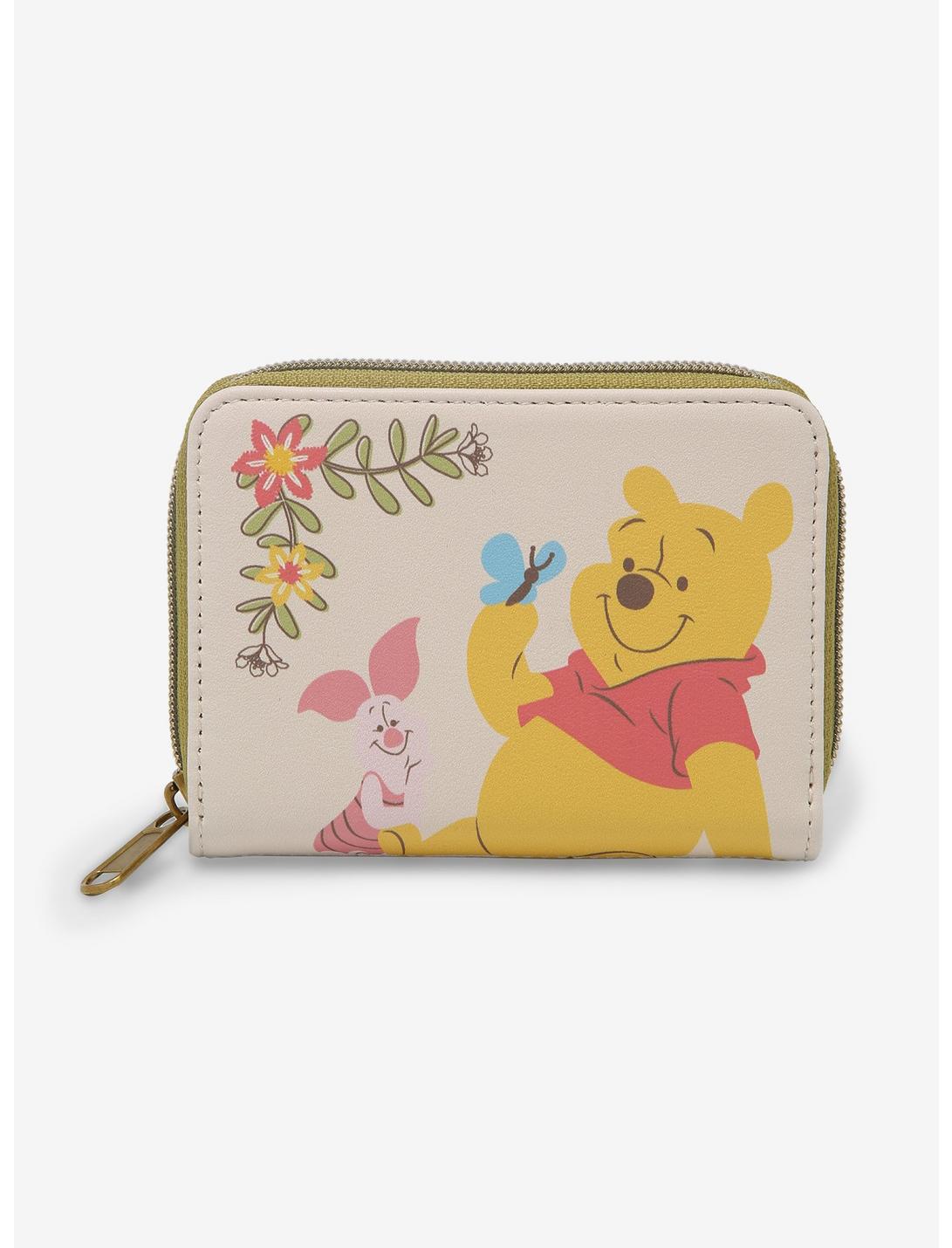 Loungefly Disney Winnie The Pooh Spring Flowers Mini Zipper Wallet, , hi-res