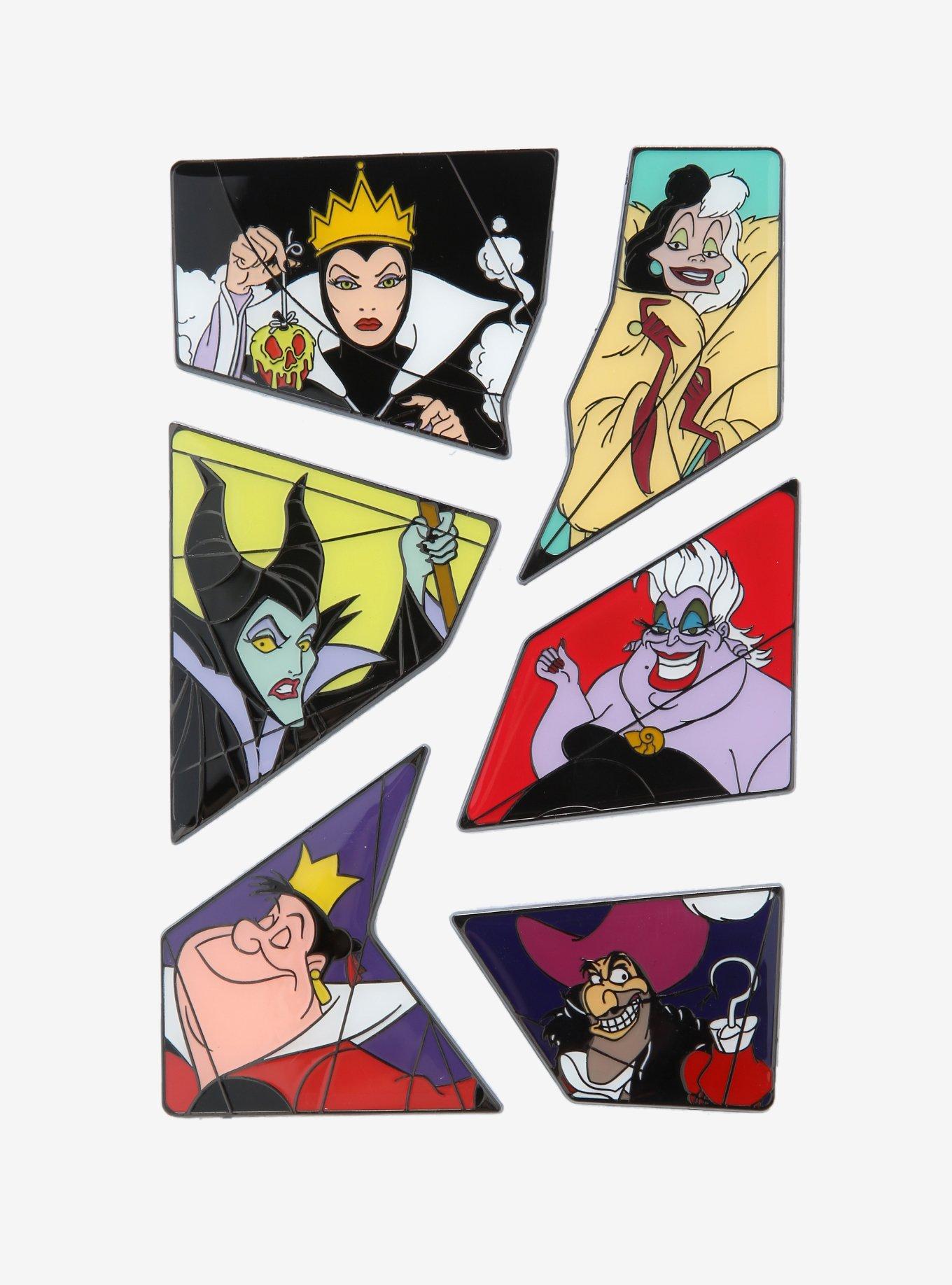 Disney Villains Fragment Blind Box Enamel Pins, , hi-res