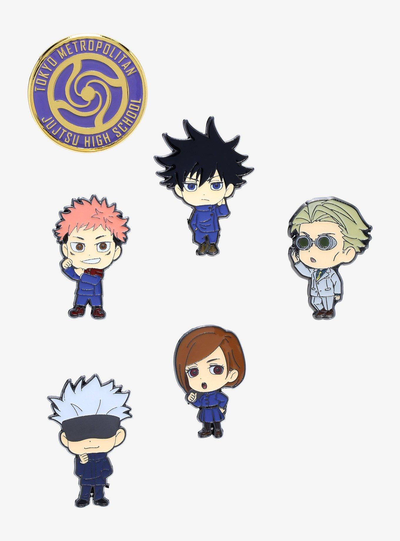 Jujutsu Kaisen Chibi Jujutsu Sorcerers Lanyard - BoxLunch Exclusive