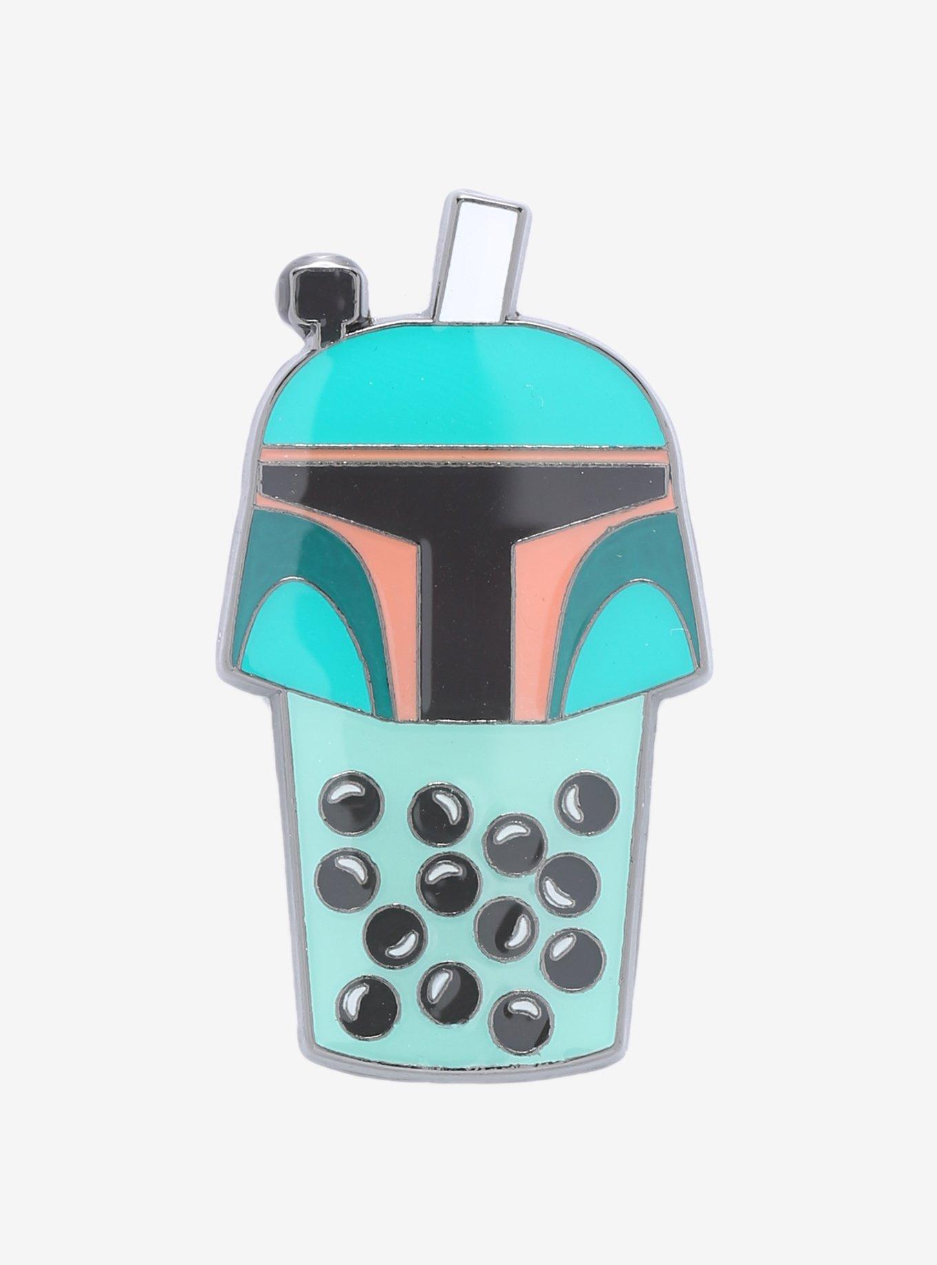 Loungefly Star Wars Boba Fett Boba Cup Enamel Pin, , hi-res