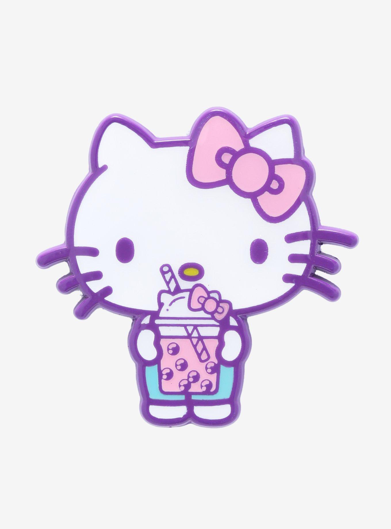 Hello Kitty Boba Drink Enamel Pin Kawaii NEW Loungefly Sanrio