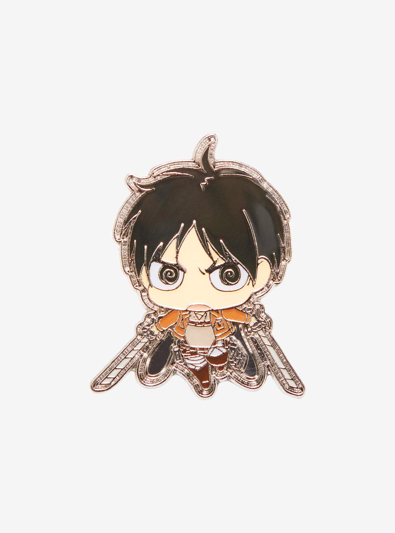 Attack On Titan Chibi Eren Enamel Pin Hot Topic