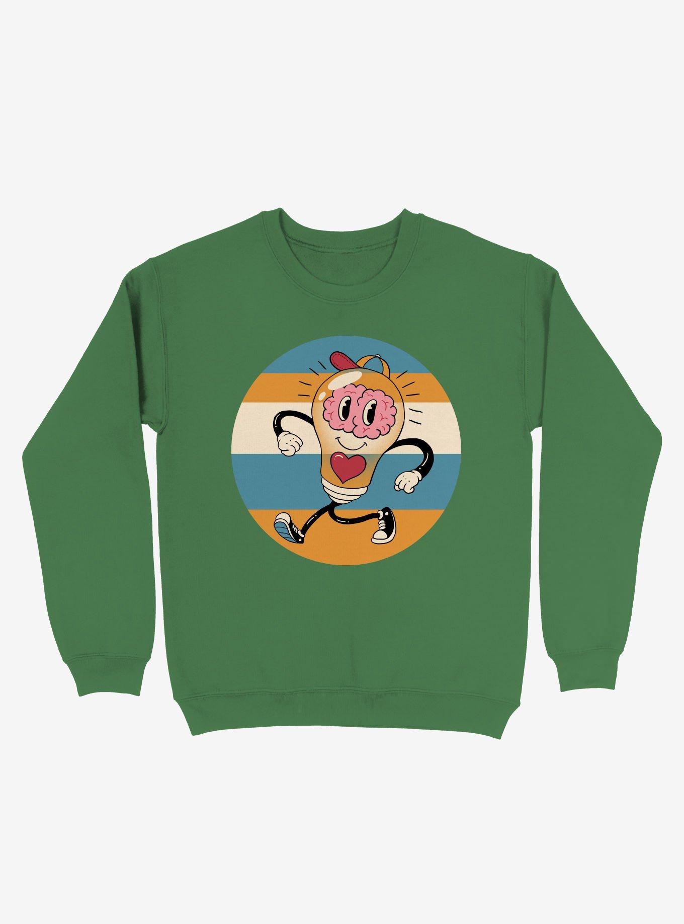 Happy Within Sweatshirt, KELLY GREEN, hi-res