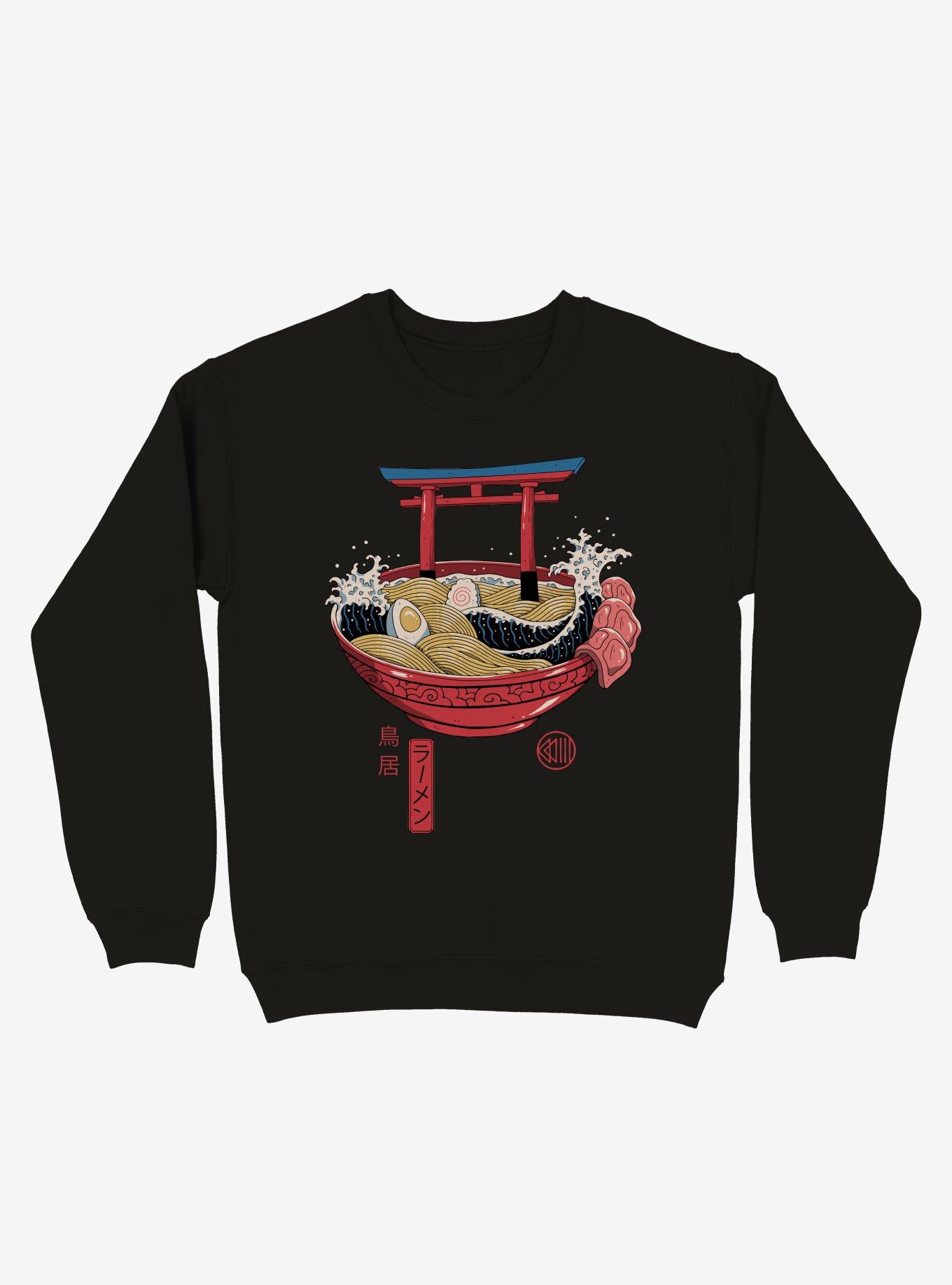 Sacred Ramen Sweatshirt, BLACK, hi-res