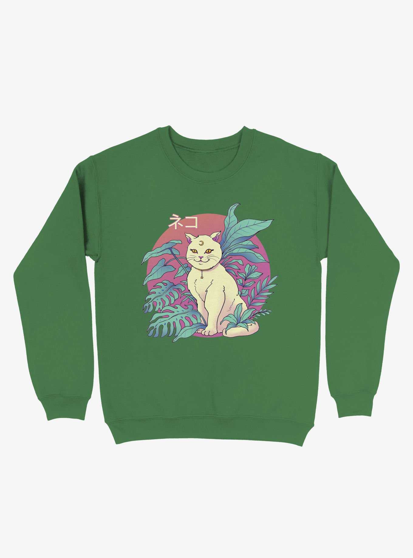 Vapor Cat Sweatshirt, , hi-res