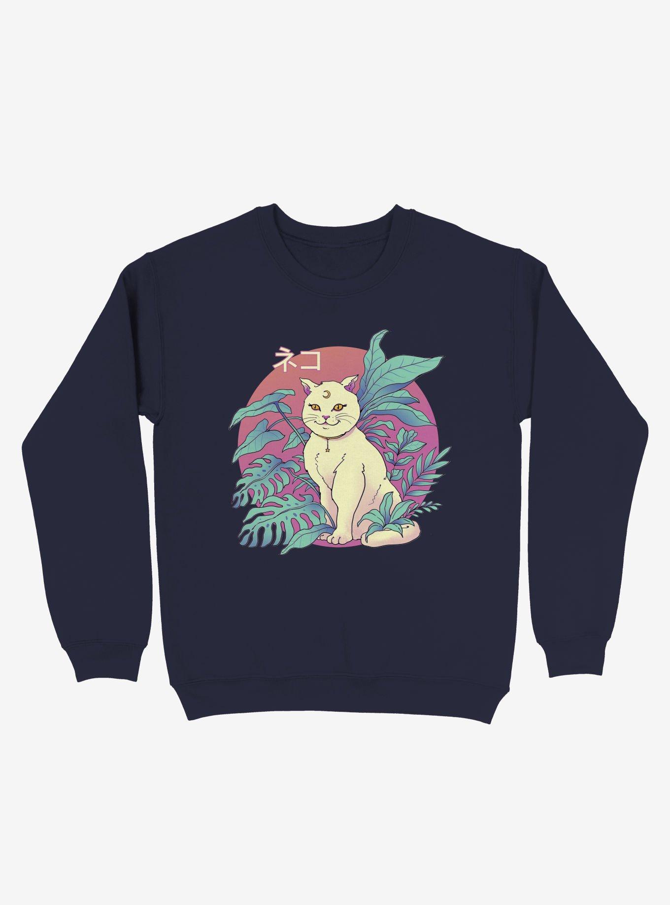 Vapor Cat Sweatshirt, , hi-res