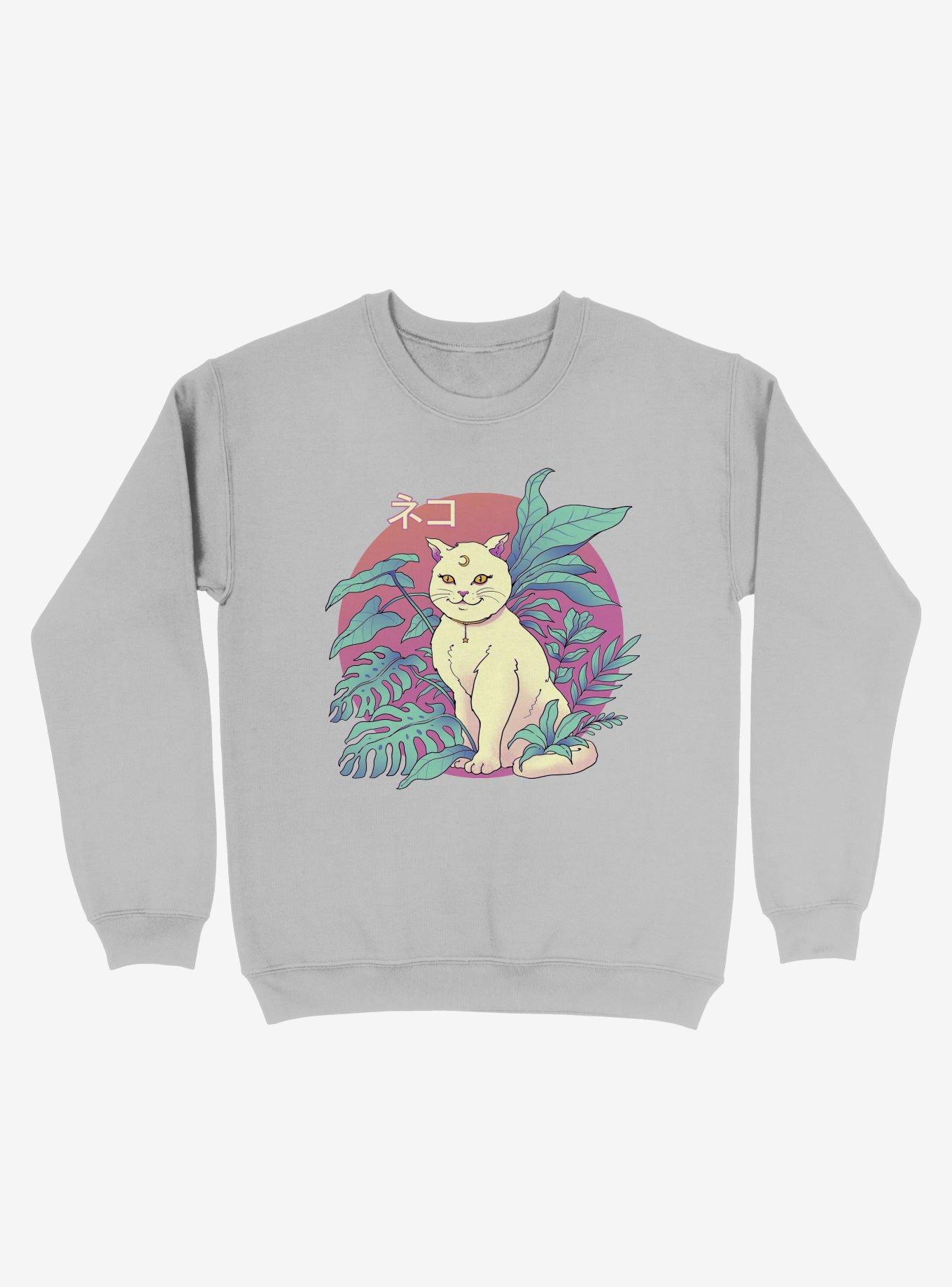 Vapor Cat Sweatshirt, , hi-res