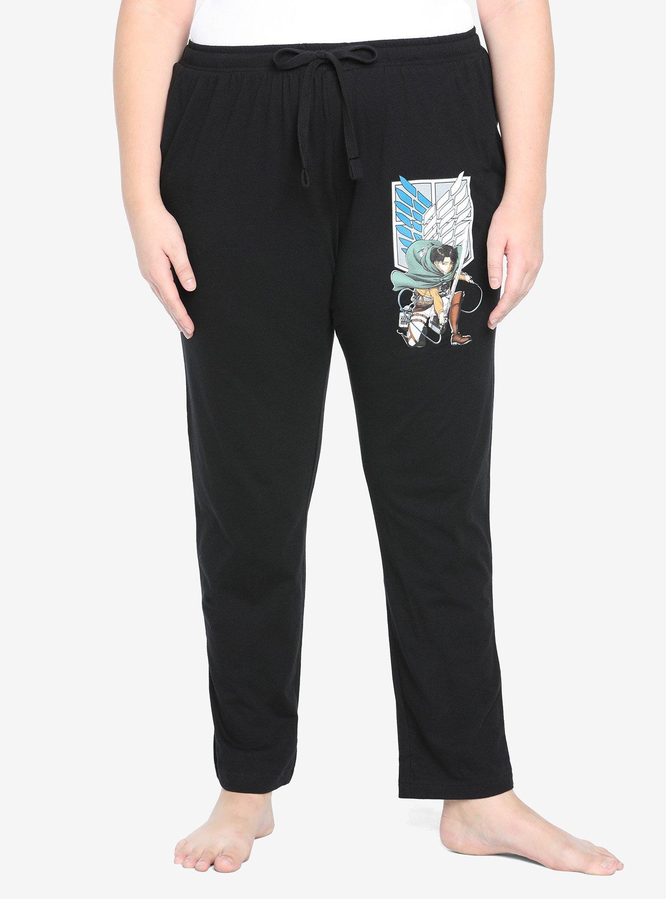 Attack On Titan Levi Pajama Pants Plus Size, MULTI, hi-res