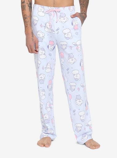 BTS PAJAMA PANTS Jin RJ×WOOTTEO Lサイズ BT21 Sweet Dreams Pajama Pants | Hot Topic