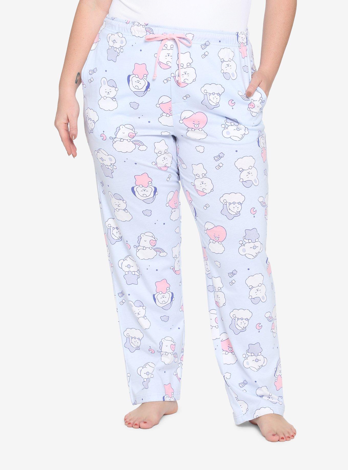 BT21 Sweet Dreams Pajama Pants Plus Size, MULTI, hi-res