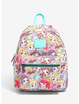 Loungefly Disney Chibi Princess Mini Backpack, , hi-res