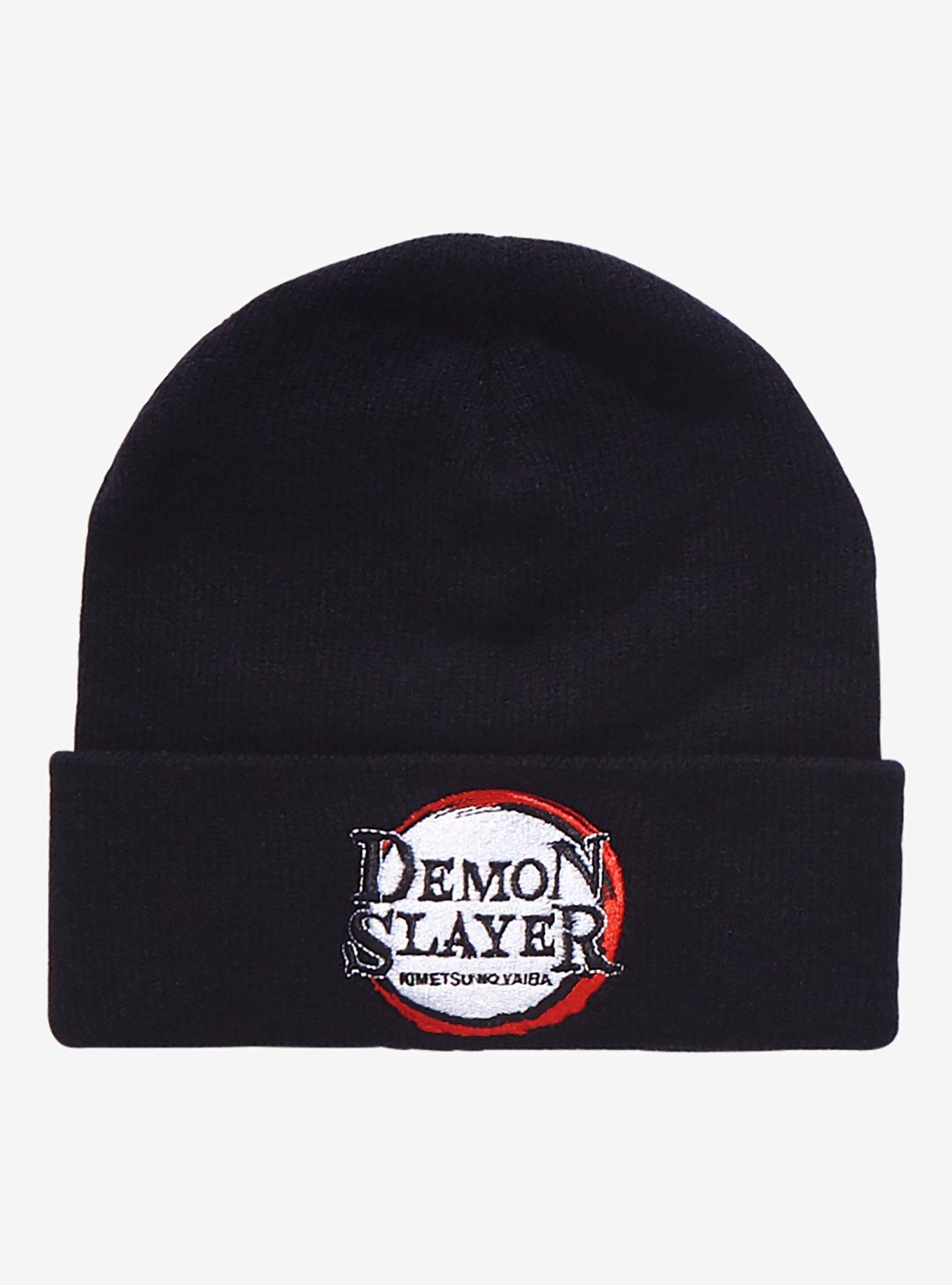 Demon Slayer: Kimetsu no Yaiba Logo Cuff Beanie, , hi-res