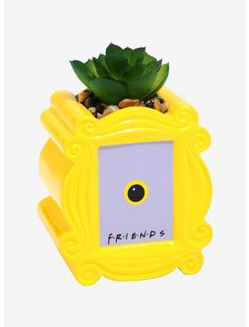 Friends Peephole Frame Faux Succulent Planter, , hi-res