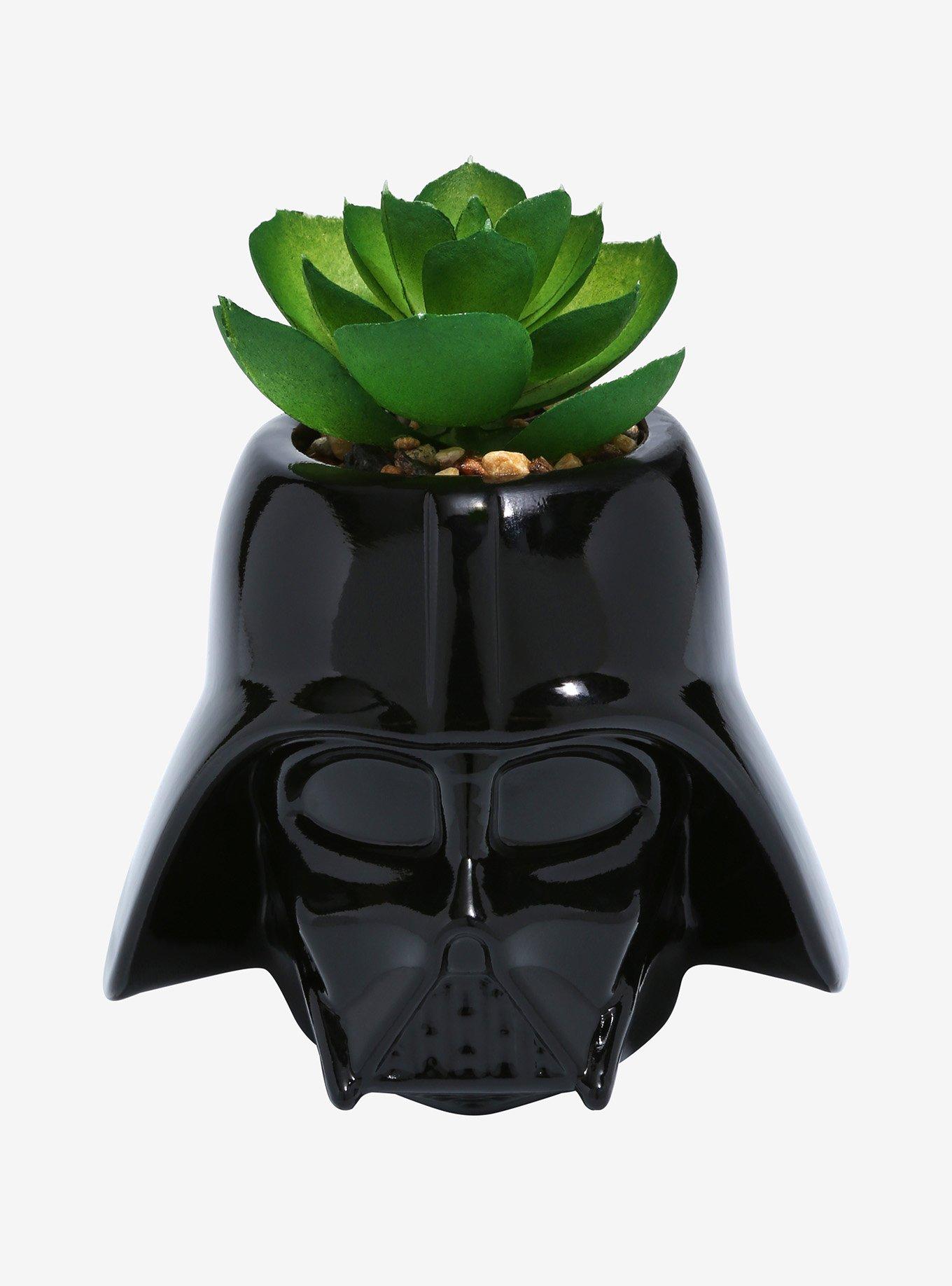 Star Wars Darth Vader Helmet Faux Succulent Planter, , hi-res