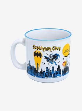 Gotham Ceramic Tea Coffee Mug Coaster Gift Set