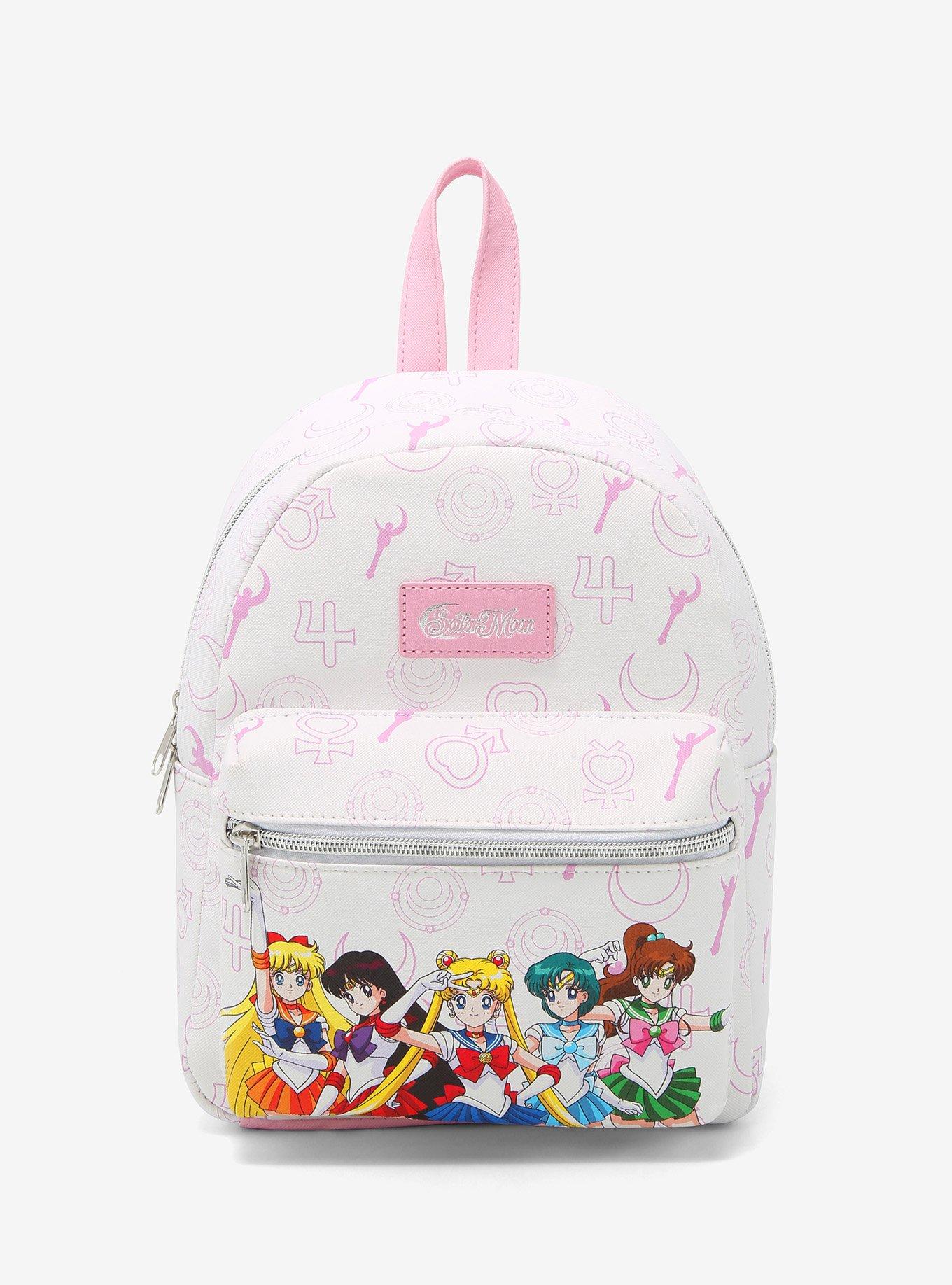 Sailor Moon Pink Icons Mini Backpack Hot Topic