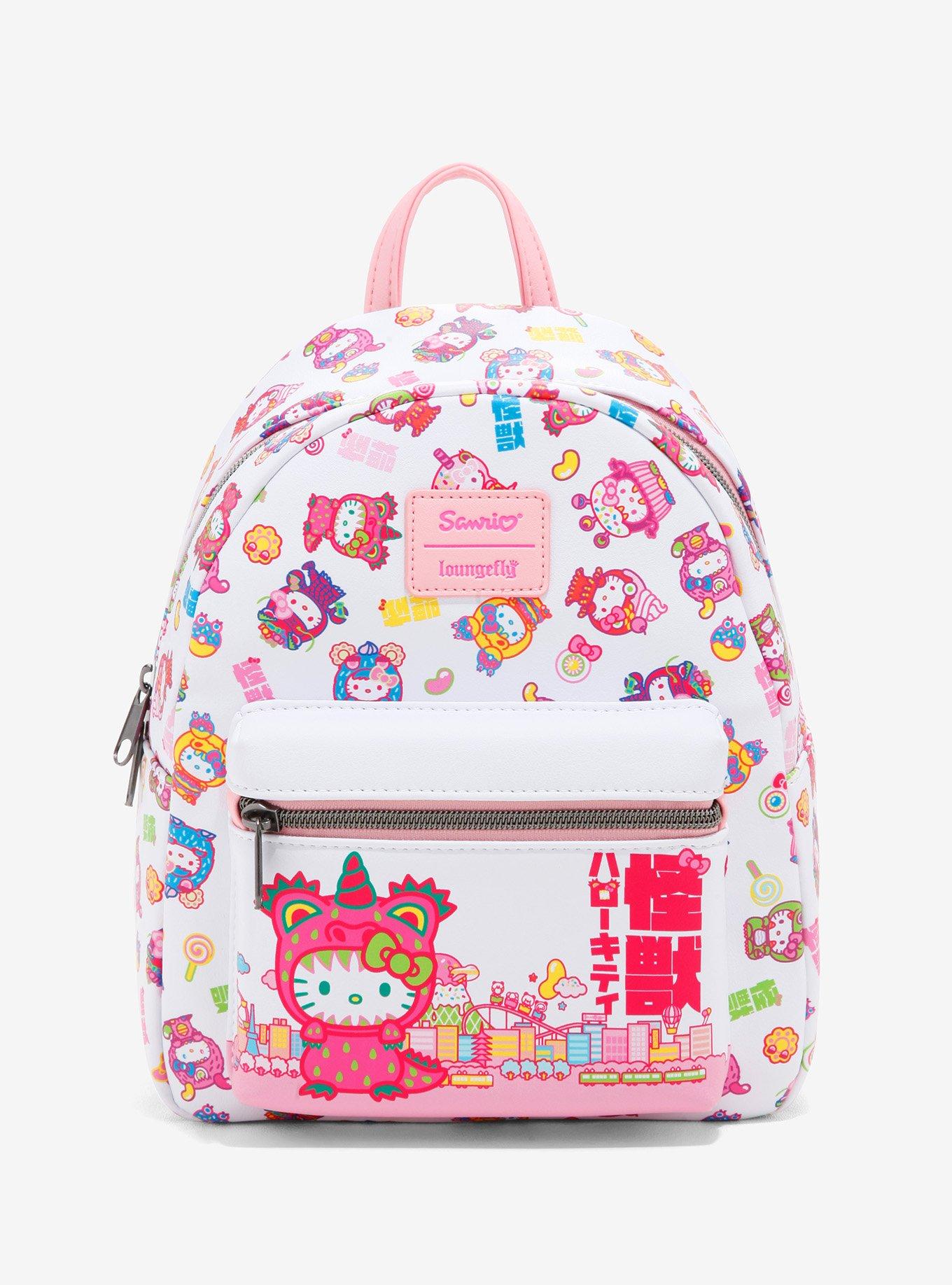 Hello Kitty, Bags, Large Loungefly Pink Hello Kitty Bag