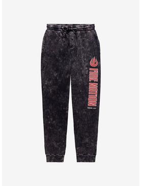 Avatar: The Last Airbender Fire Nation Acid Wash Joggers - BoxLunch Exclusive, , hi-res