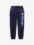 Avatar: The Last Airbender Water Tribe Acid Wash Joggers - BoxLunch Exclusive, DARK BLUE WASH, hi-res