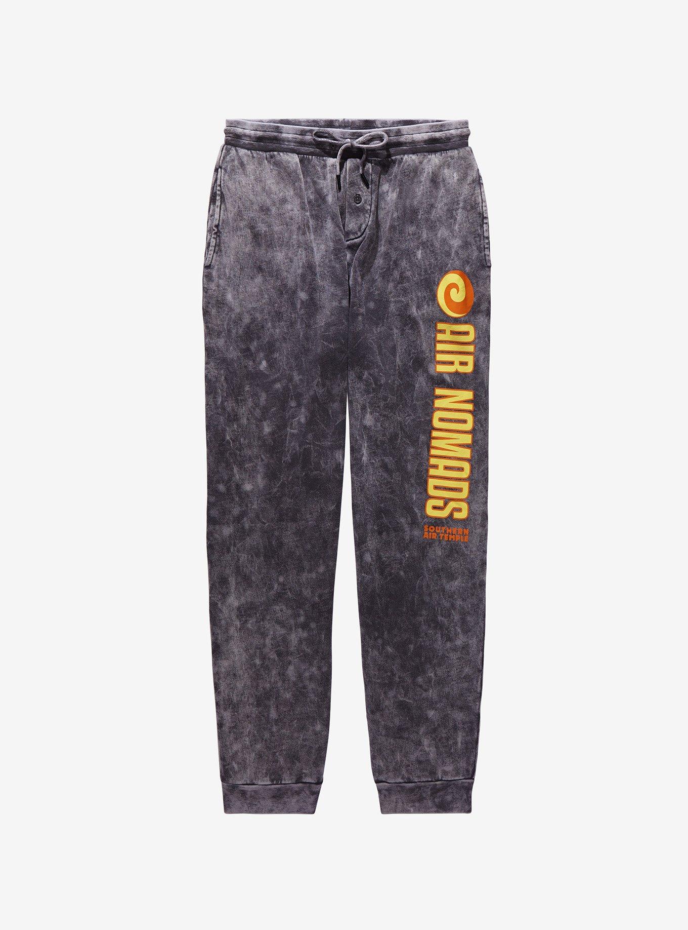 Avatar: The Last Airbender Air Nomads Acid Wash Joggers - BoxLunch Exclusive, DARK WASH, hi-res