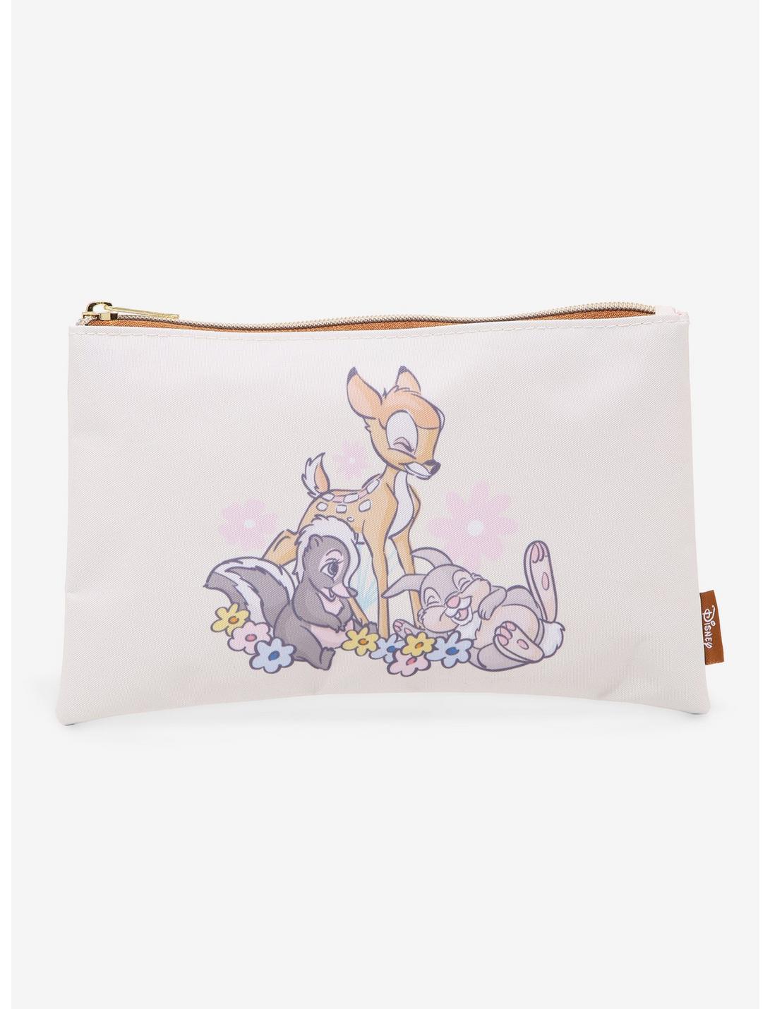 Loungefly Disney Bambi Friends & Flowers Makeup Bag, , hi-res