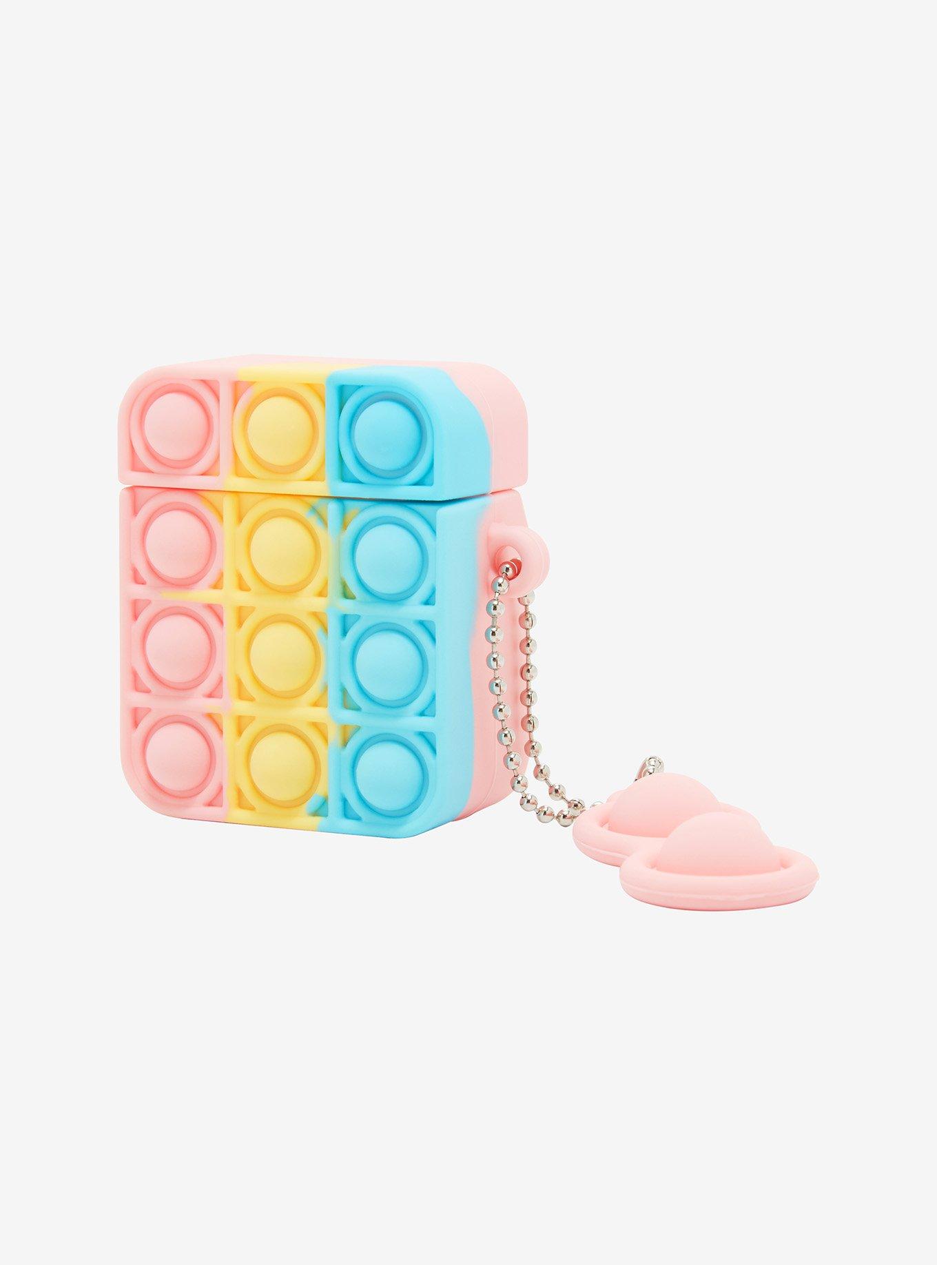 Pastel Silicone Pop-Up Wireless Earbud Case Cover, , hi-res