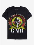 Guns N' Roses Illusion World Tour T-Shirt, BLACK, hi-res