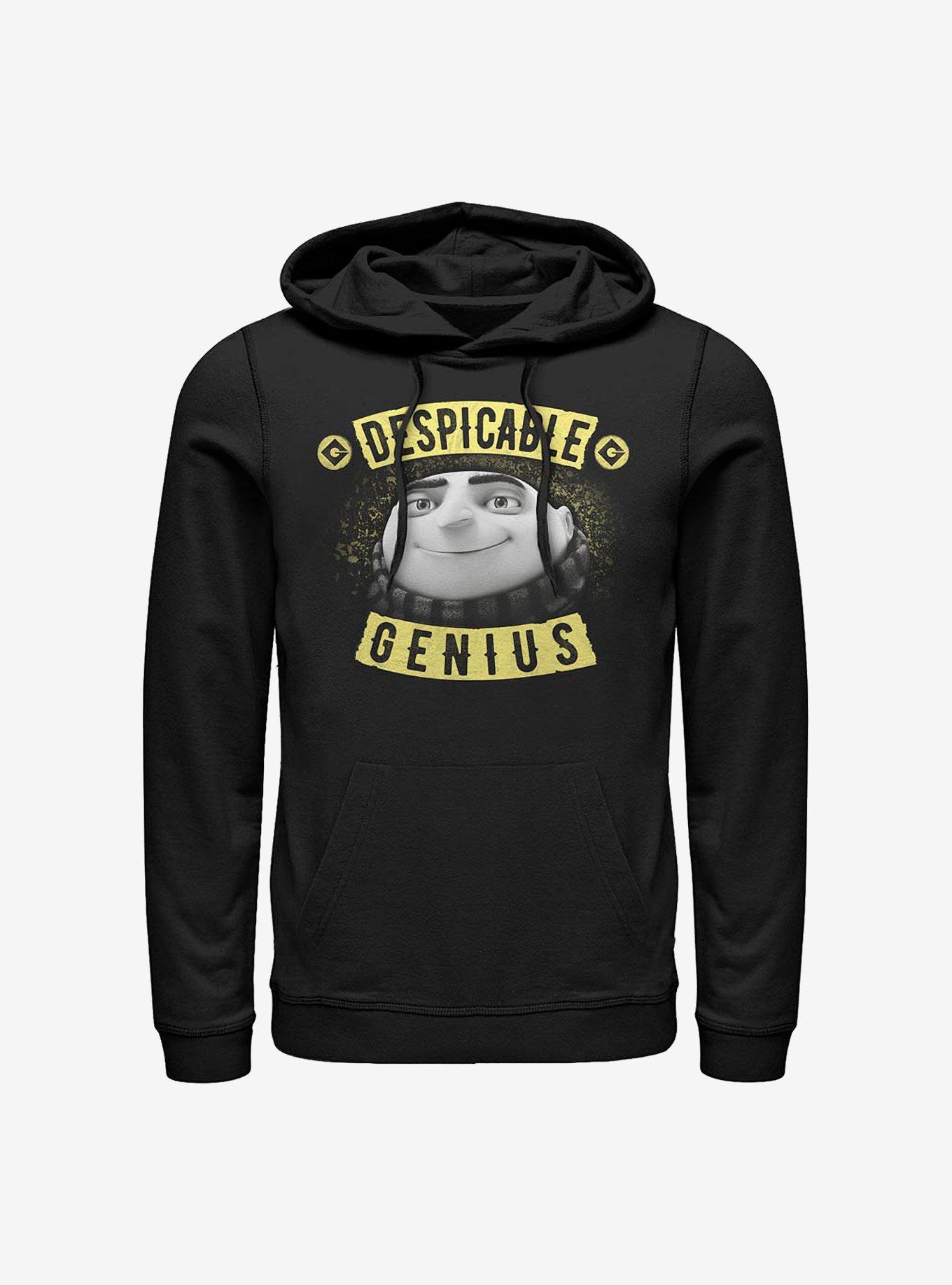 Minions Gru Genius Banner Hoodie, , hi-res