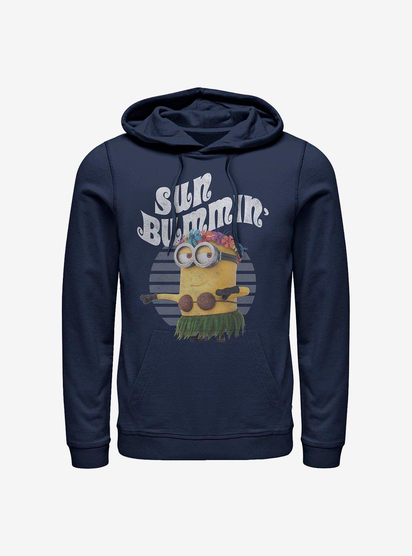 Minions Sun Bummin Hoodie, NAVY, hi-res