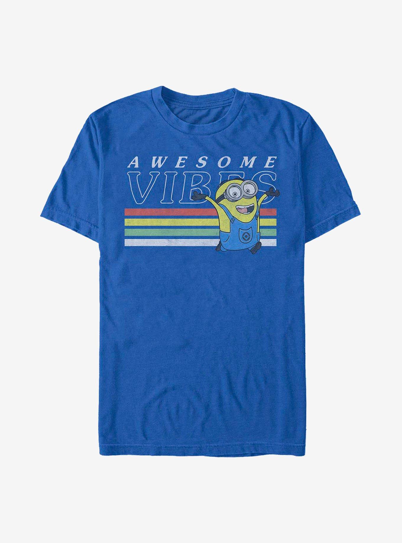 Minions Awesome Vibes T-Shirt, ROYAL, hi-res