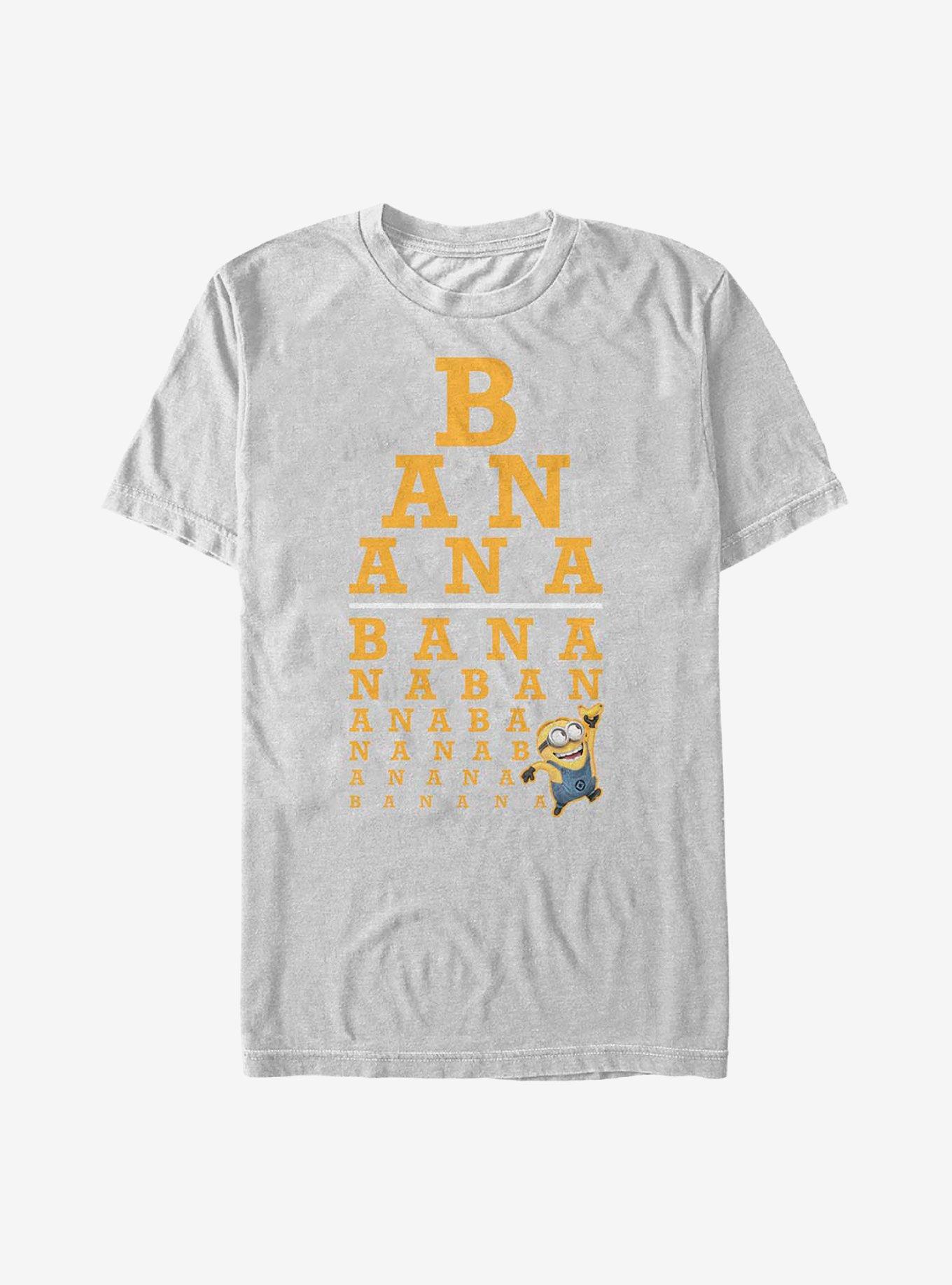 Minions Eye Love Bananas T-Shirt, BLACK, hi-res