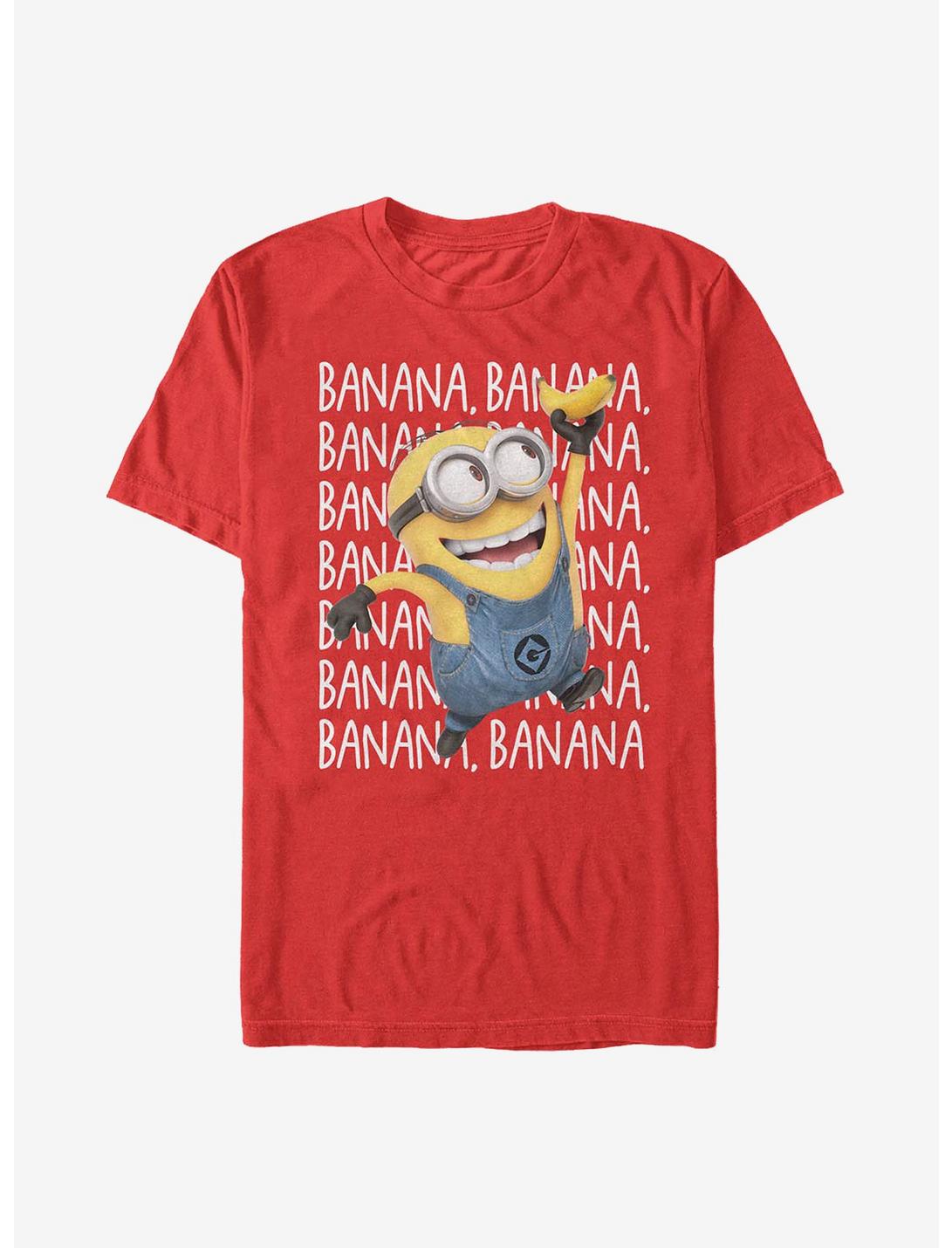 Minions Gone Bananas T-Shirt, RED, hi-res