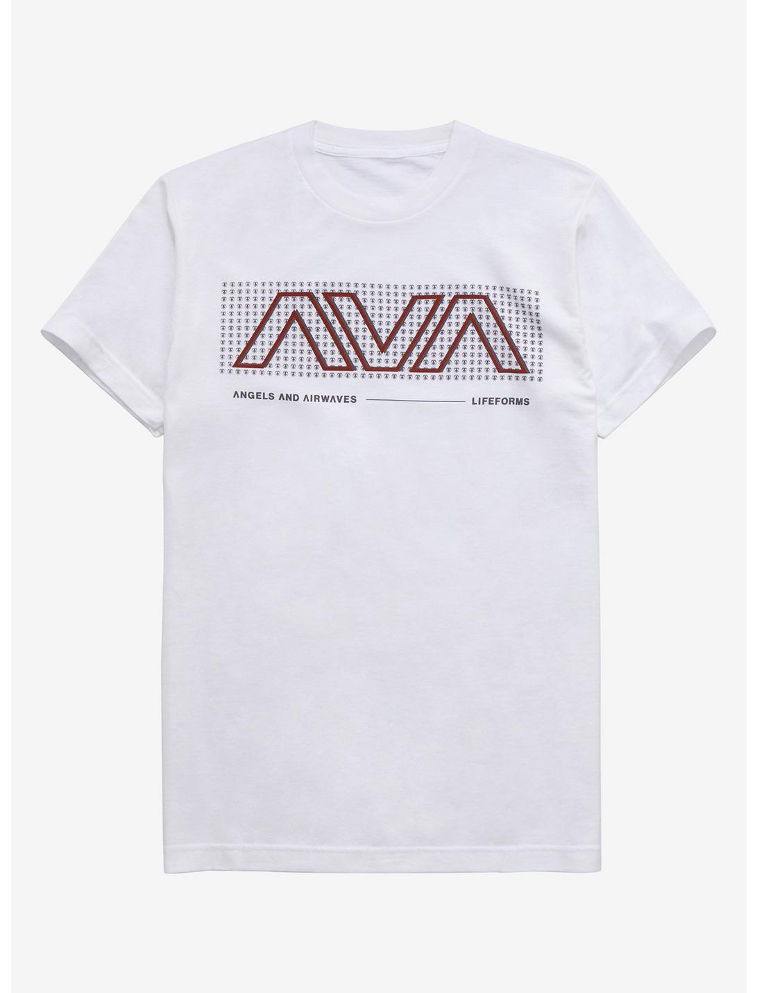 Angels & Airwaves Lifeforms Logo T-Shirt, CREAM, hi-res