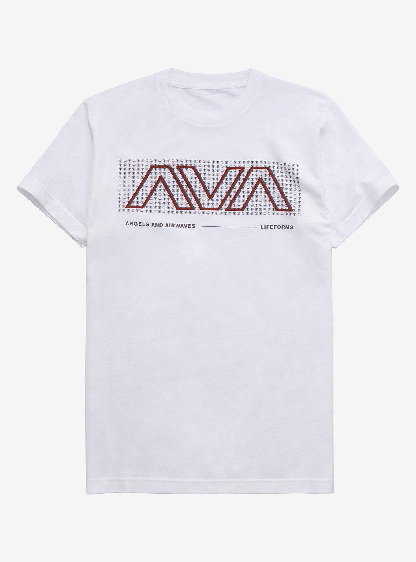 Angels & Airwaves Lifeforms Logo T-Shirt, CREAM, hi-res