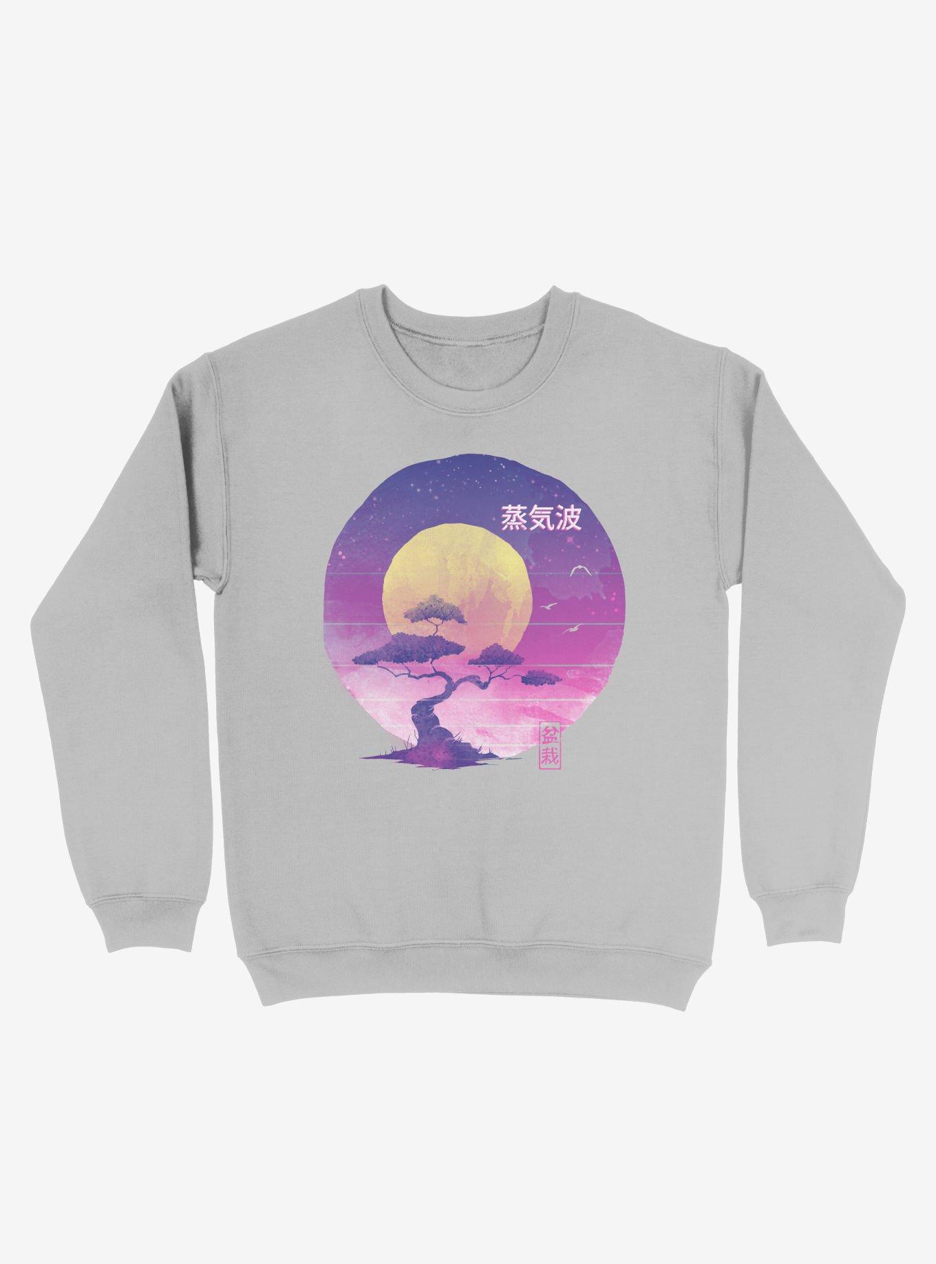 Bonsai Wave Sweatshirt, SPORT GRAY, hi-res