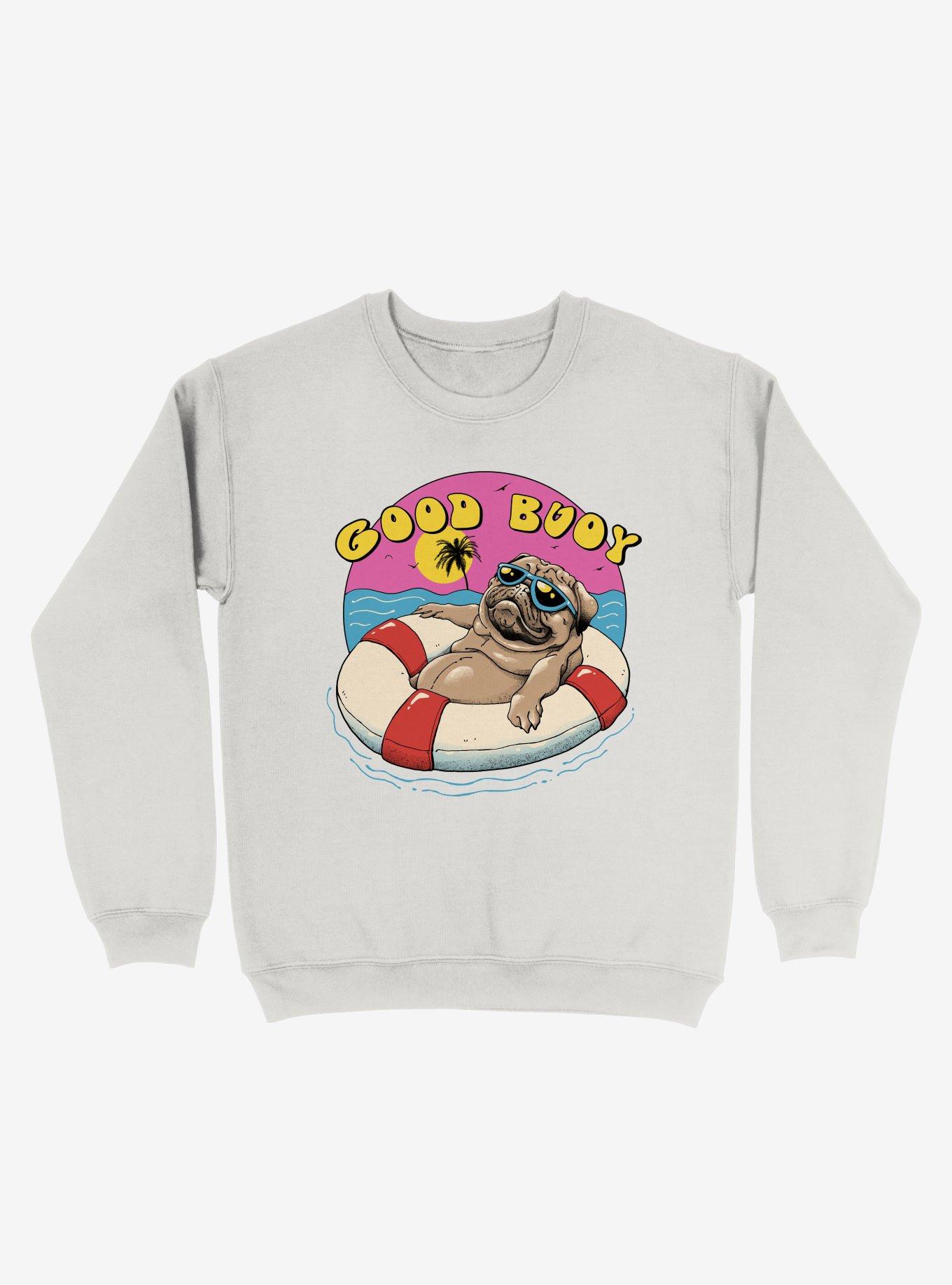 Good Buoy! Sweatshirt, WHITE, hi-res