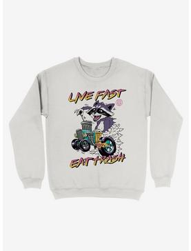Live Fast, Eat Trash! Raccoon Sweatshirt, , hi-res