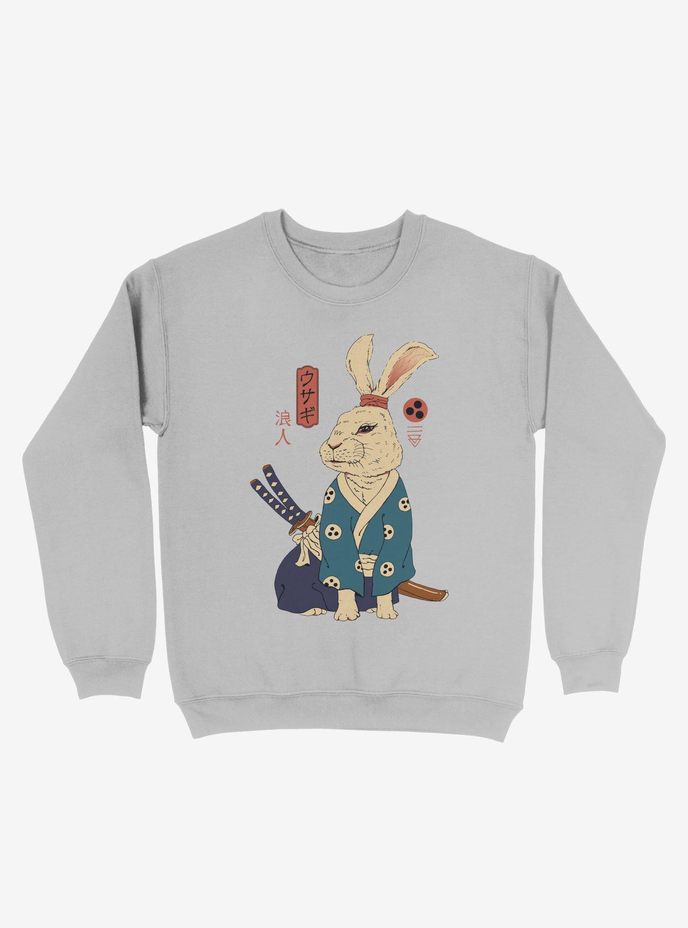 Ronin Usagi Rabbit Sweatshirt, SPORT GRAY, hi-res