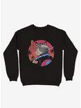 Samurai Cat Sweatshirt, BLACK, hi-res
