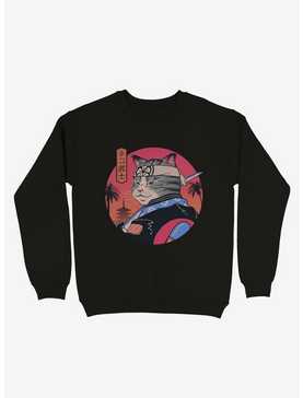 Samurai Cat Sweatshirt, , hi-res