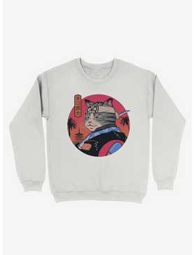 Samurai Cat Sweatshirt, , hi-res