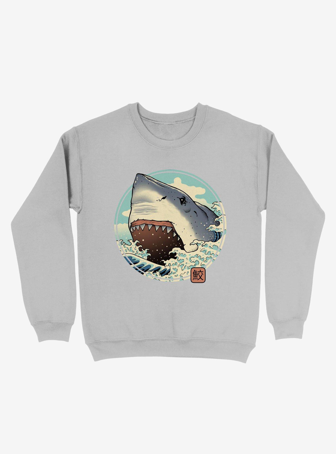 Shark Attack! Sweatshirt, SPORT GRAY, hi-res